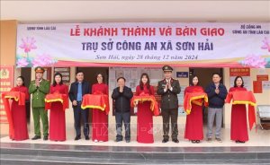 Khánh thành và bàn giao các trụ sở Công an xã, thị trấn tại Lào Cai